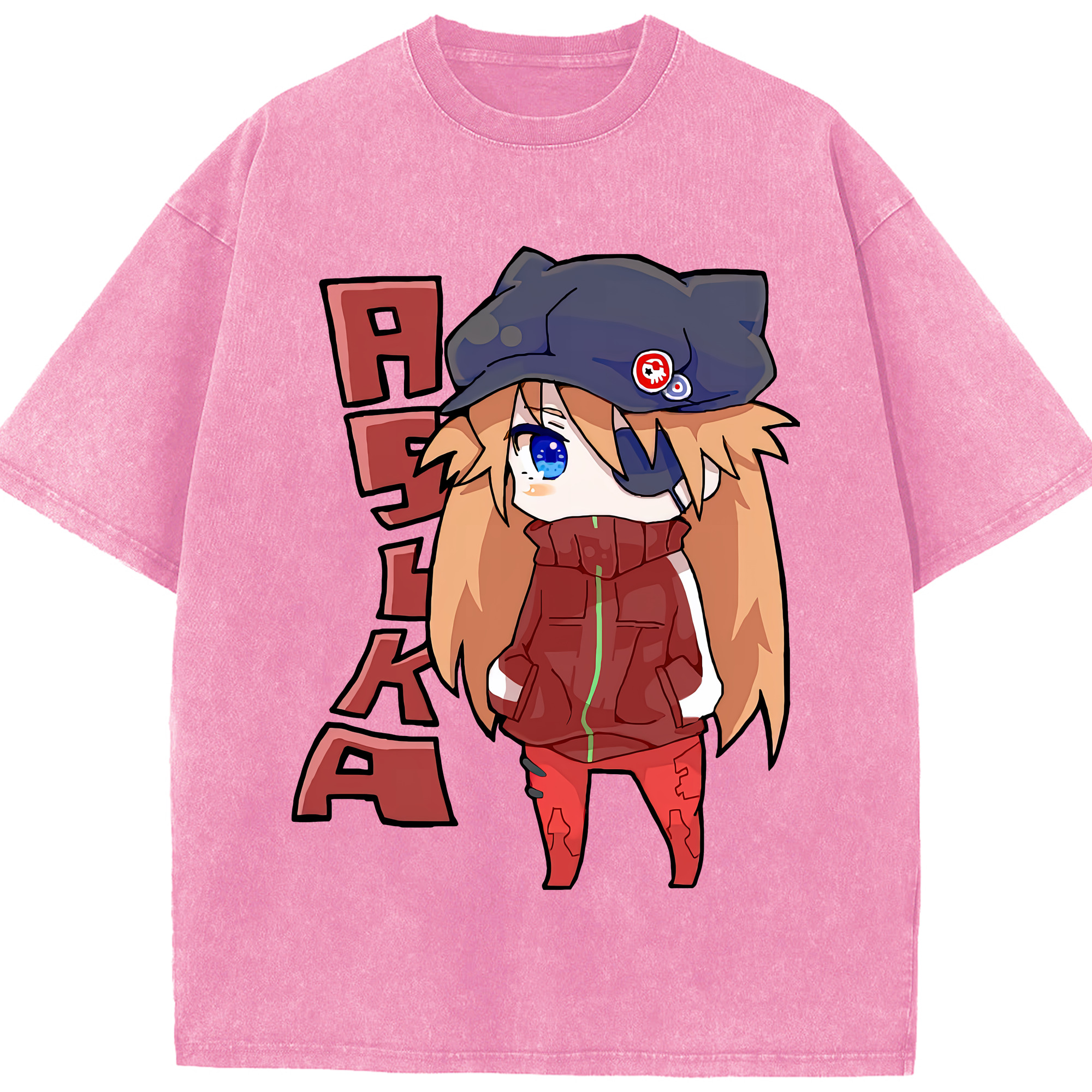 （画像用） EVA 新世紀エヴァンゲリオン 綿100% ヴィンテージ風 半袖Tシャツ（フロントプリント）